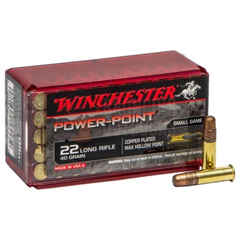 Winchester Power Point .22LR 40gr HP 50 Rounds