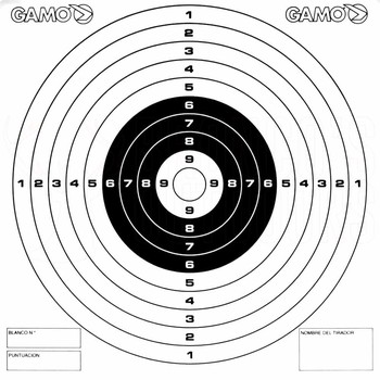 Gamo Air Rifle Targets, 100 Pack Assorted