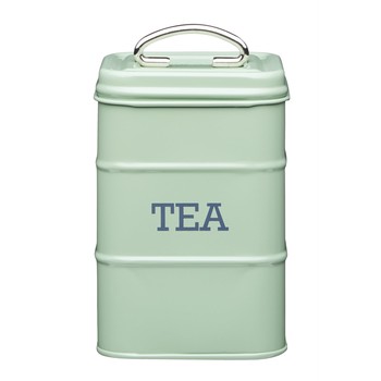 SAGE GREEN TEA CANISTER 'LIVING NOSTALGIA'