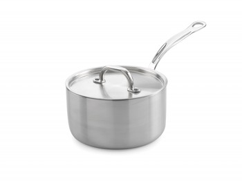 SAMUEL GROVES CLASSIC STEEL SAUCEPAN WITH LID - 20CM