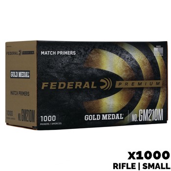 Federal Gold Medal Premium Match Small Rifle Primers x 1000