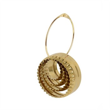 BRASS ROUND FLUTED CUTTERS - 4 PIECES