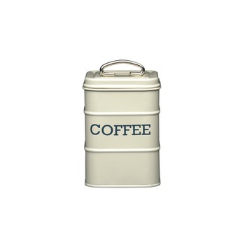 CREAM COFFEE CANISTER 'LIVING NOSTALGIA'