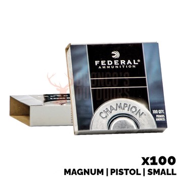 Federal Small Magnum Pistol Primers x 100
