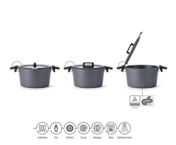 CONCEPT PLUS 28CM CASSEROLE POT WITH INSERT - 7.5 LITRE