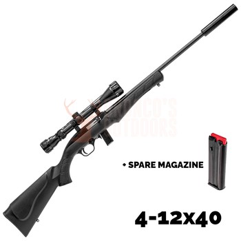 Rossi 7022 .22 LR + Nikko Mountmaster 4-12x40 + Suppressor