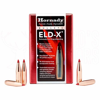Hornady ELD-X .25 Cal .257" 110gr Projectiles x100