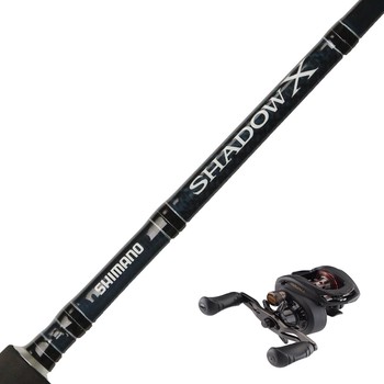 Shimano Shadow X 7' 4-8kg + Penn Squall II Baitcaster 300LPHS