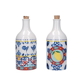 CERAMIC OIL AND VINEGAR BOTTLE SET
