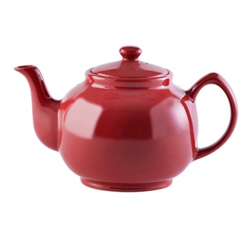 PRICE & KENSINGTON RED 10 CUP TEAPOT