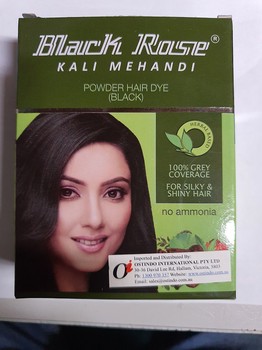 Black Rose Powder Hair Dye Black  50g