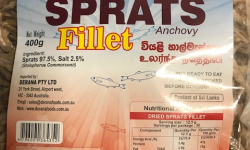 Derana Dried Sprats Fillet (woh) 200g
