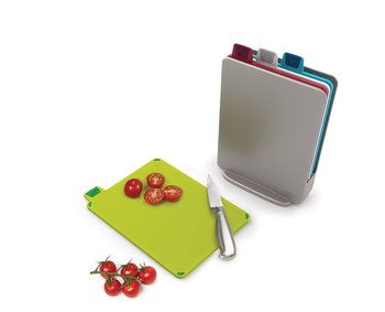 JOSEPH JOSEPH INDEX MINI CHOPPING BOARD SET - SILVER