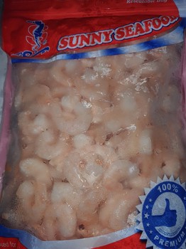 Sunny Food Froz Cooked Vannamei Prawns  900gm ***