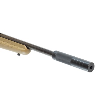 Ruger American Ranch Rimfire Blued 16" Threaded Tan .22 LR + Burris Fullfield IV Riflescope 2.5-10x42mm Illuminated Ballistic E3