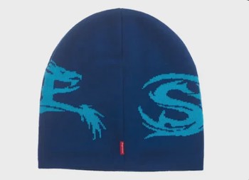 Supreme Dragon Beanie (FW26) Blue • Brand New [5642] - view 2