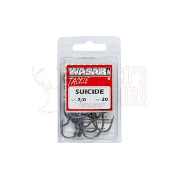 Black Magic Wasabi Suicide Hooks Black Eco Pack