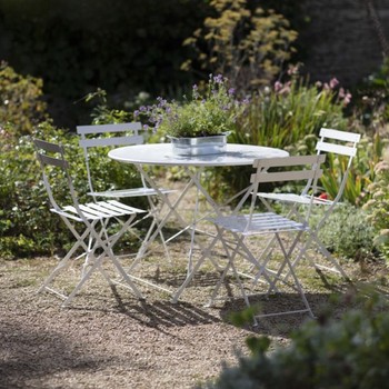 GARDEN TRADING RIVE DROITE BISTRO SETS - 5 PIECE SET