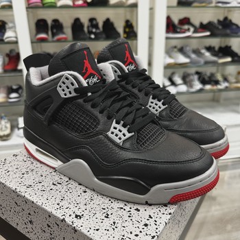 Air Jordan 4 Retro Black Red Reimagined • Pre-Owned [9881] - view 4