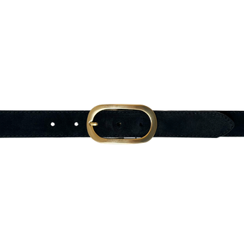 Luna bold belt · Black gold