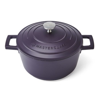 MASTERCLASS NON STICK CASSEROLE - 20CM/2.5 LITRE - PURPLE