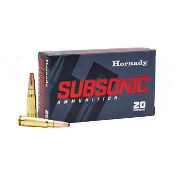 Hornady 7.62x39 Subsonic 255gr Sub X box 20