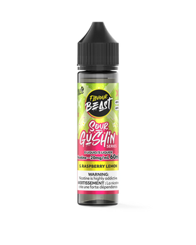 Flavour Beast Sour Gushin' Series - S. Raspberry Lemon 60ml Salt