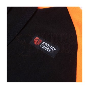Stoney Creek Kids Hooded Bush Tee Black / Orange