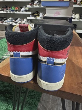 Air Jordan 1 Retro High Original SP Fragment  x Union LA Varsity Red Sport Royal Blue • Brand New [8386] - view 4
