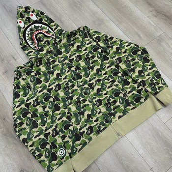 A Bathing Ape ABC Camo Shark Full Zip Hoodie • Pre-Owned [9405] - view 2