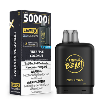 Level X Flavour Beast G2 Ultra 50K Pod - Pineapple Coconut Iced