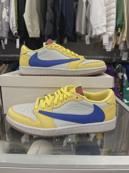 Air Jordan 1 Retro Low Original SP Travis Scott Canary (Women's) • Pre-Owned [7905] - photo 2