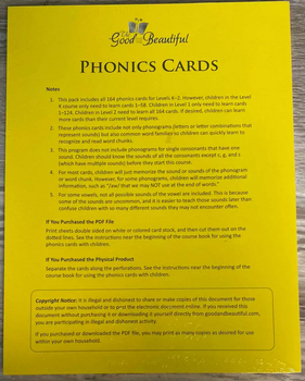 TGTB Phonics Cards