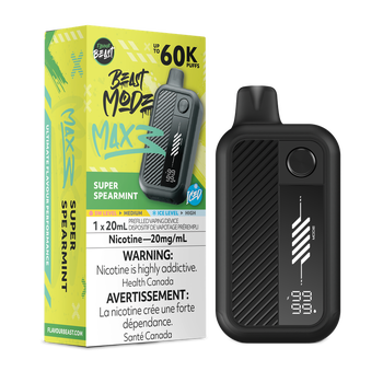 Flavour Beast Mode Max 3 60K - Super Spearmint Iced