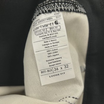 Carhartt B01 Loose Fit Firm Duck Double-Front Utility Work Pants • Brand New [4619] - view 2