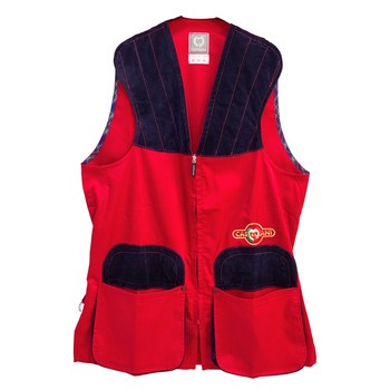 Castellani Ambidextrous Shooting Vest Red