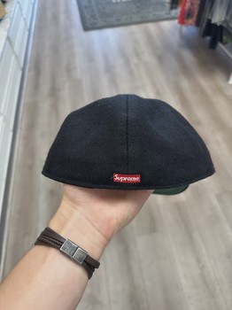SS23 Supreme x Ebbets S Logo Fitted 6-Panel 'Black' • Pre-Owned [3724] - view 2
