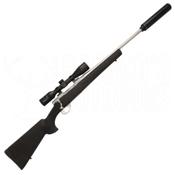 Howa 1500 S/S 20" Threaded Black .308 + Nikko Stirling Panamax 3-9x40mm Rifle Scope + Nielsen Sonic Suppressor + Buffalo River Carry PRO Gun Bag II with Silencer Pocket 52" Gun Bag