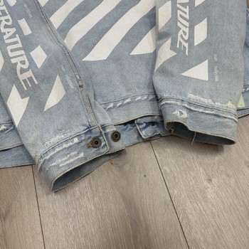 Off-White "Temperature" Denim Jacket • Pre-Owned [8353] - view 10
