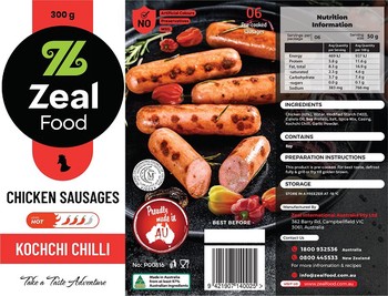 Zeal Kochchi Chicken - HOT 300g