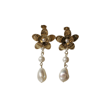 Flower Statement Earrings