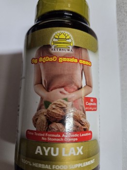 Sethsuwa Ayulax (Stomach Cramps) 60 Capsules