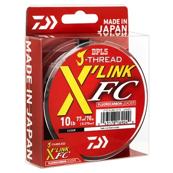Daiwa J-Thread FC X-Link Fluorocarbon Leader 20LB