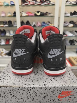 Air Jordan 4 Retro Black Red Reimagined • Pre-Owned [5071] - view 4