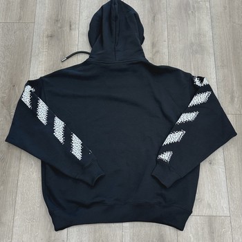Off-White Pixel Diagonal Skate Hoodie • Brand New [7453] - view 2