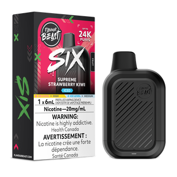 Flavour Beast SIX - Supreme Strawberry Kiwi Iced