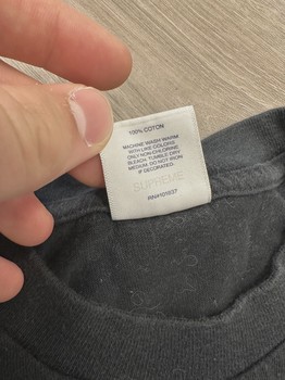 SS19 Supreme x Jean Paul Gaultier Tee 'Black' • Pre-Owned [7618] - view 3