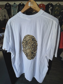 A Bathing Ape White Tee Cheetah Head L • Pre-Owned [1019] - view 2
