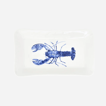 BATELA BLUE LOBSTER CERAMIC PLATE