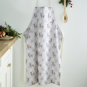 CHRISTMAS STAG PVC APRON